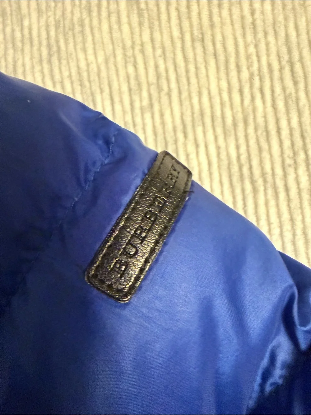 Kids Burberry Blue Puffer Hooded Coat 2Y / 2T warm!